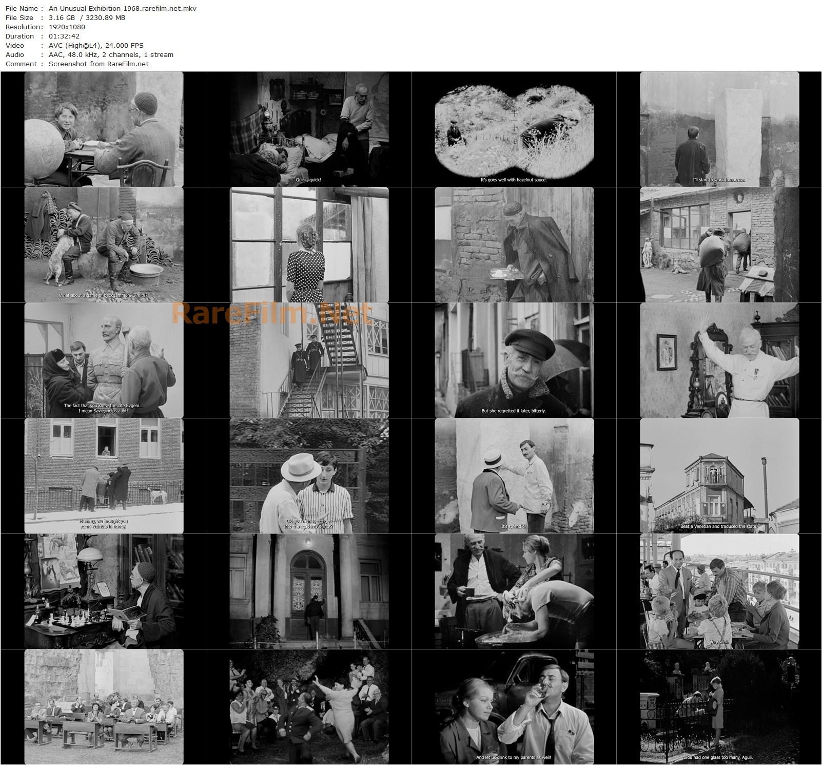 An Unusual Exhibition (1968) Eldar Shengelaia, Guram Lortkipanidze, Valentina Telichkina, Vasili Chkhaidze-poster