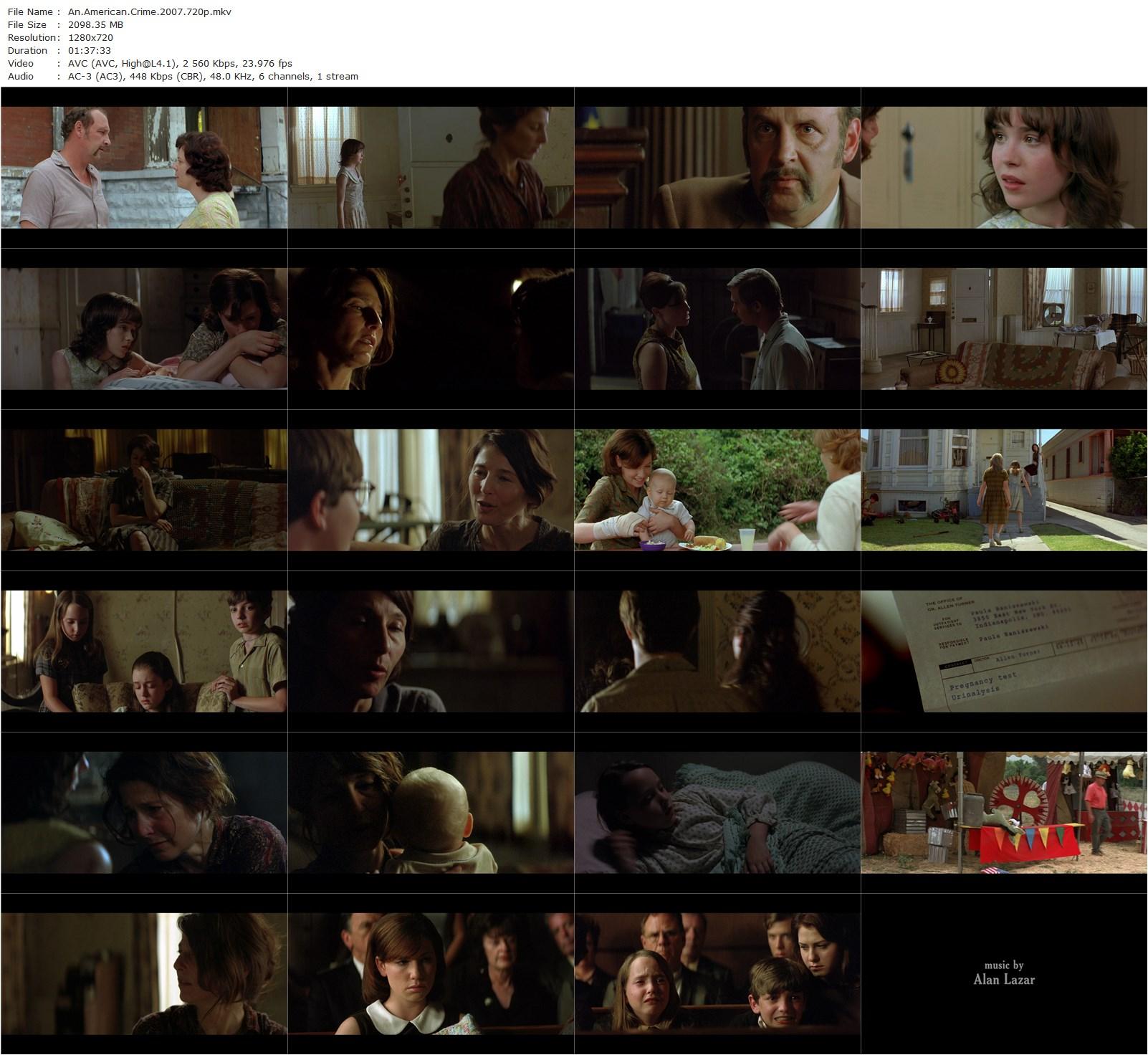 An American Crime (2007) Tommy O’Haver, Ellen Page, Hayley McFarland, Nick Searcy-poster