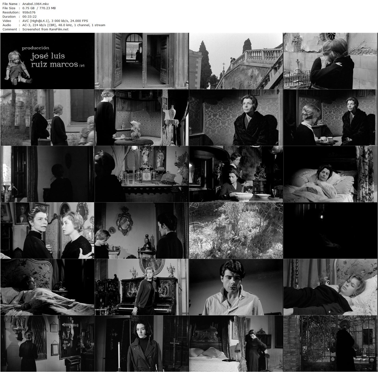 Anabel (1964) Pedro Olea, Juan Luis Galiardo, Lola Gaos-poster