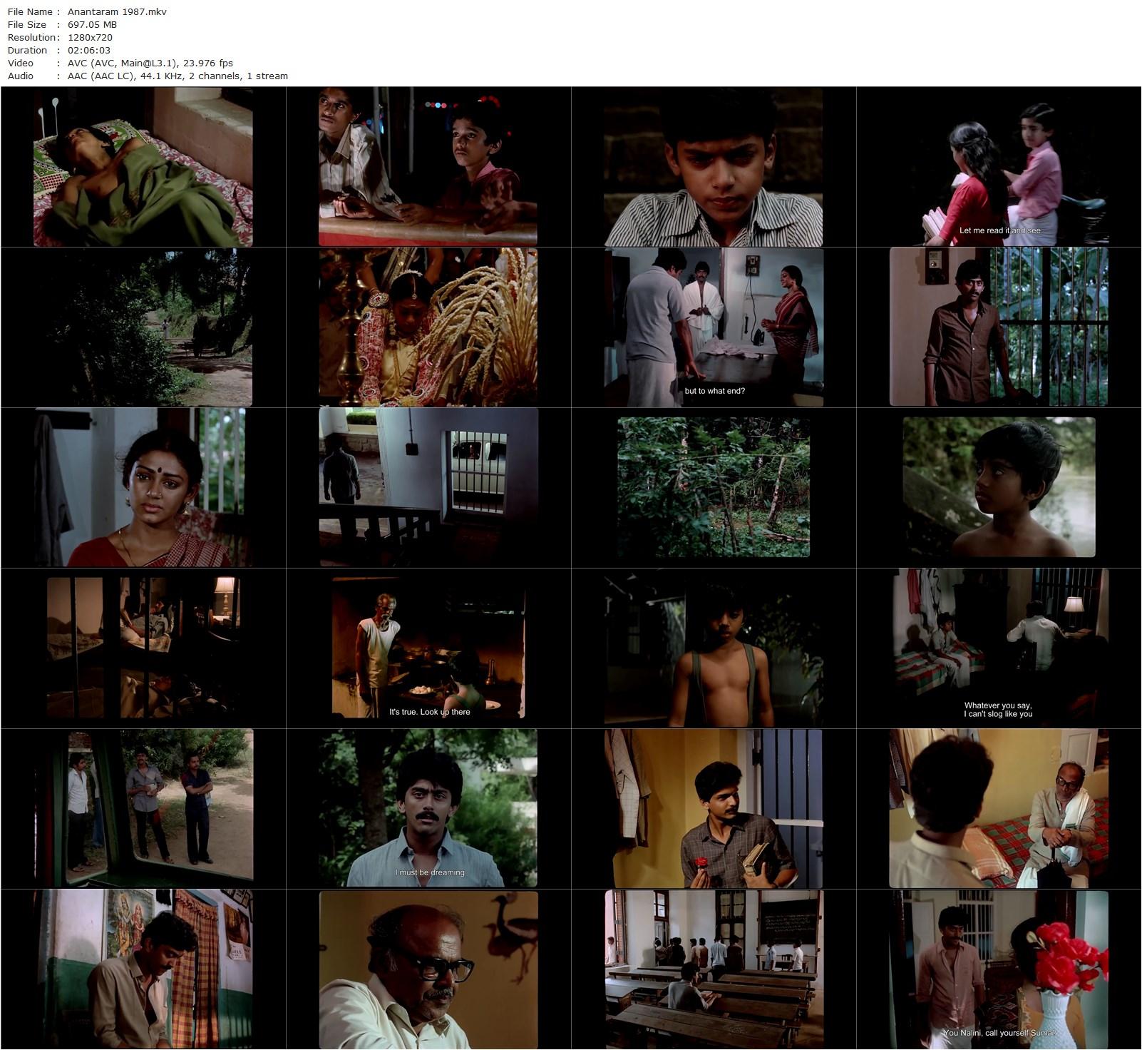 Anantaram (1987) Adoor Gopalakrishnan, Mammootty, Asokan, Shobana-poster