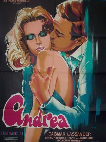 Andrea (1968) Hans Schott-Schöbinger, Dagmar Lassander, Ralph Clemente, Arthur Brauss, Drama, Erotic