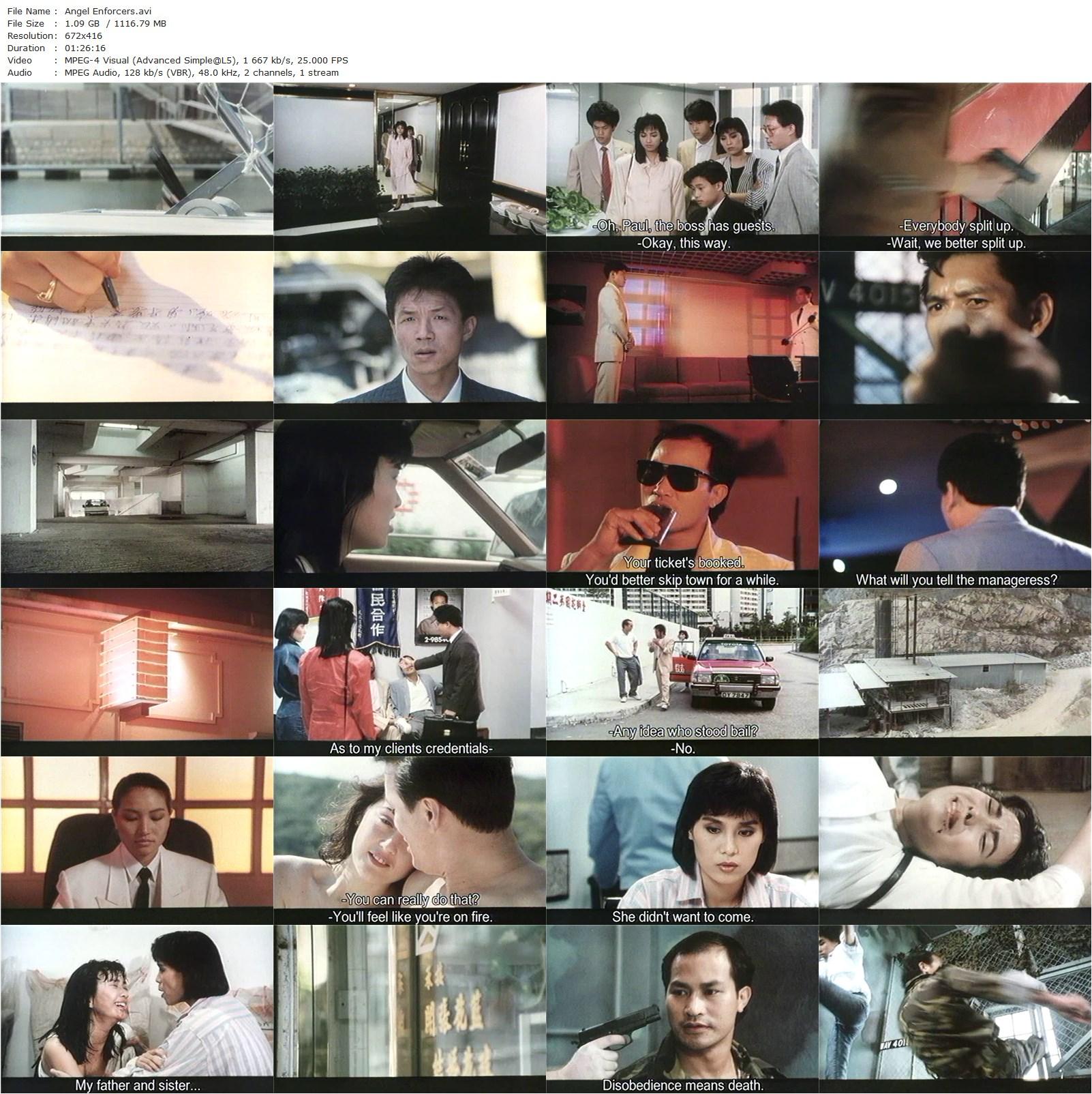 Angel Enforcers AKA Huang jia fei feng (1989) Godfrey Ho, Pan Pan Yeung, Dick Wei, Phillip Ko-poster