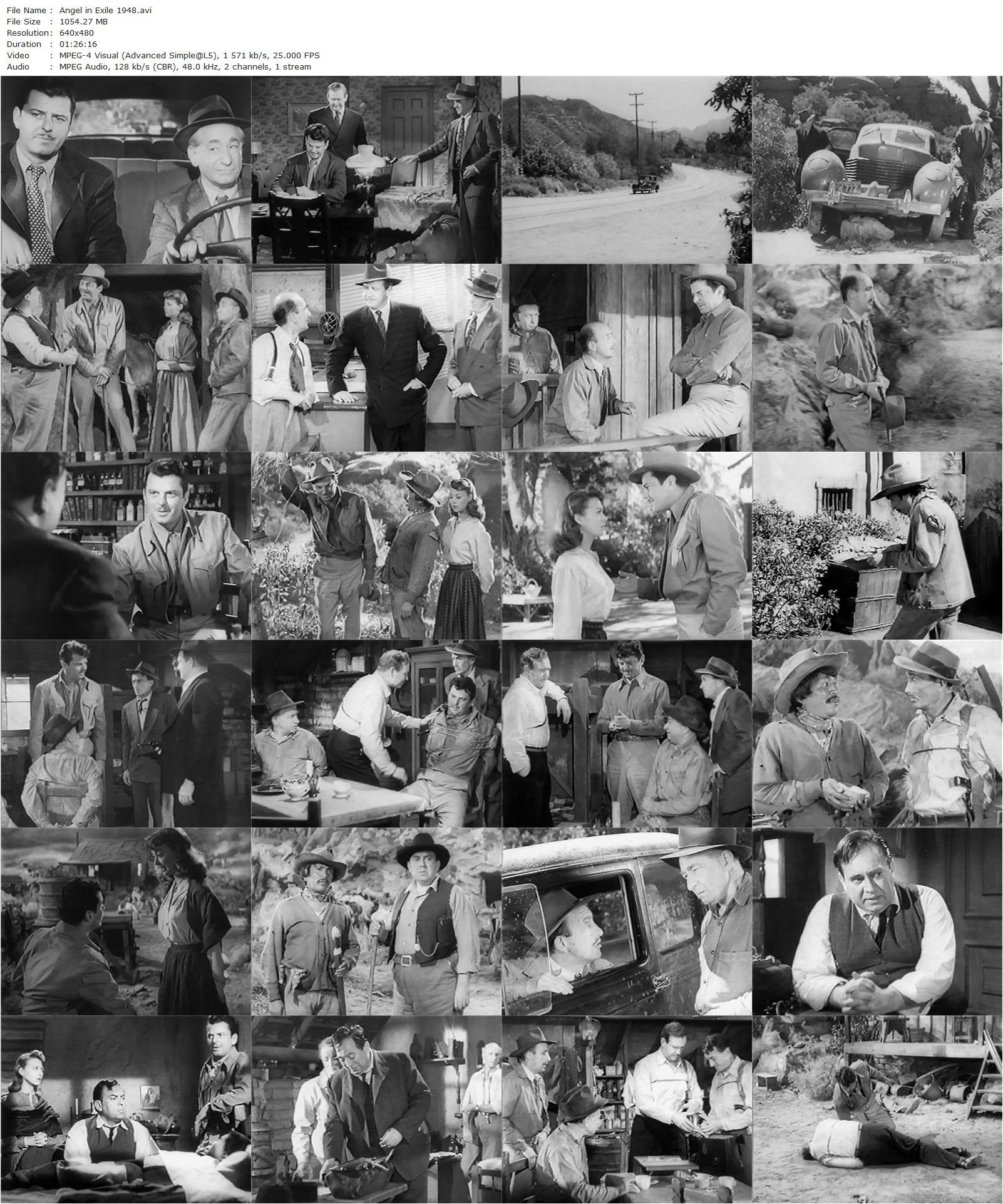 Angel in Exile (1948) Allan Dwan, Philip Ford, John Carroll, Adele Mara, Thomas Gomez-poster