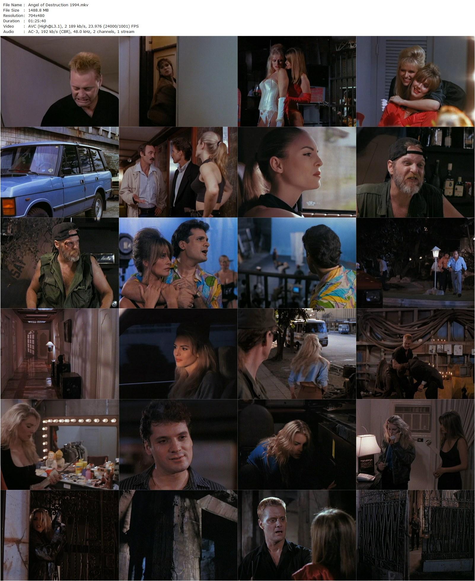 Angel of Destruction (1994) Charles Philip Moore, Maria Ford, Charlie Spradling, Jessica Mark-poster