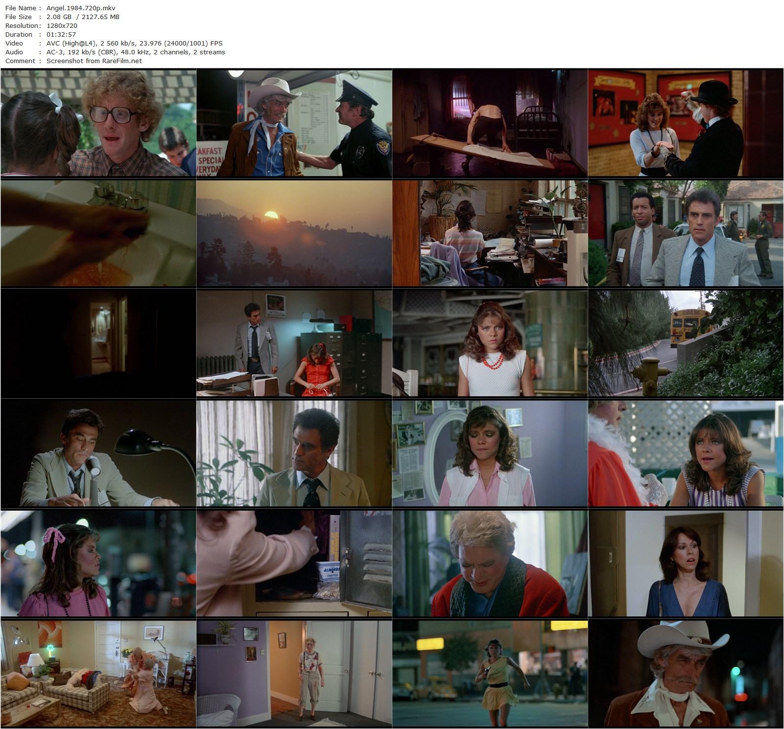 Angel (1983) Robert Vincent O’Neil, Cliff Gorman, Susan Tyrrell, Dick Shawn-poster