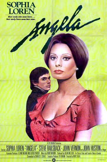 Angela (1977) Boris Sagal, Sophia Loren, Steve Railsback, John Huston