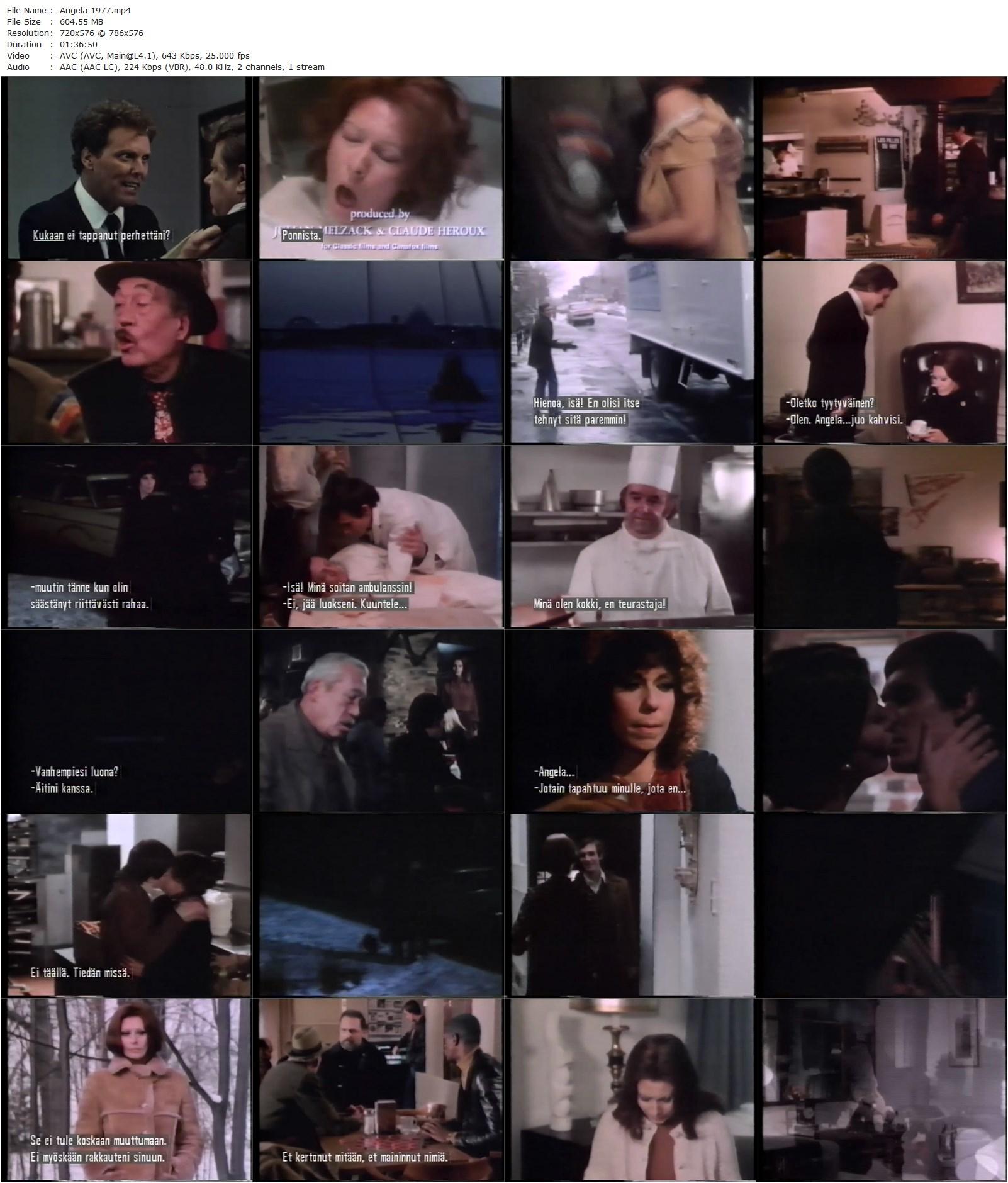 Angela (1977) Boris Sagal, Sophia Loren, Steve Railsback, John Huston-poster