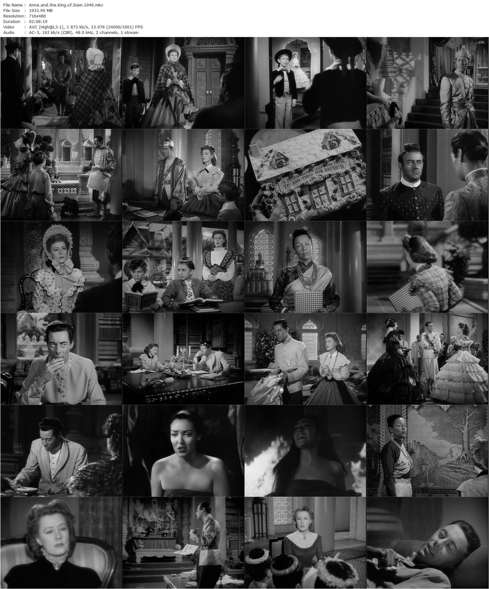 Anna and the King of Siam (1946) John Cromwell, Irene Dunne, Rex Harrison, Linda Darnell-poster