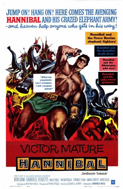 Hannibal / Annibale (1959) Carlo Ludovico Bragaglia, Edgar G. Ulmer, Victor Mature, Gabriele Ferzetti, Rita Gam