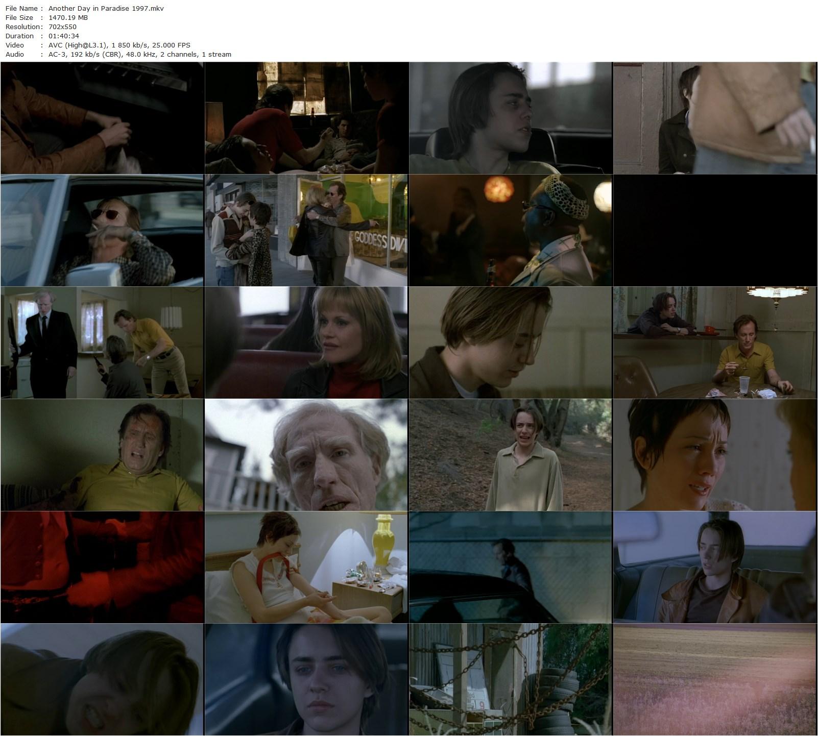 Another Day in Paradise (1998) Larry Clark, James Woods, Melanie Griffith, Vincent Kartheiser-poster