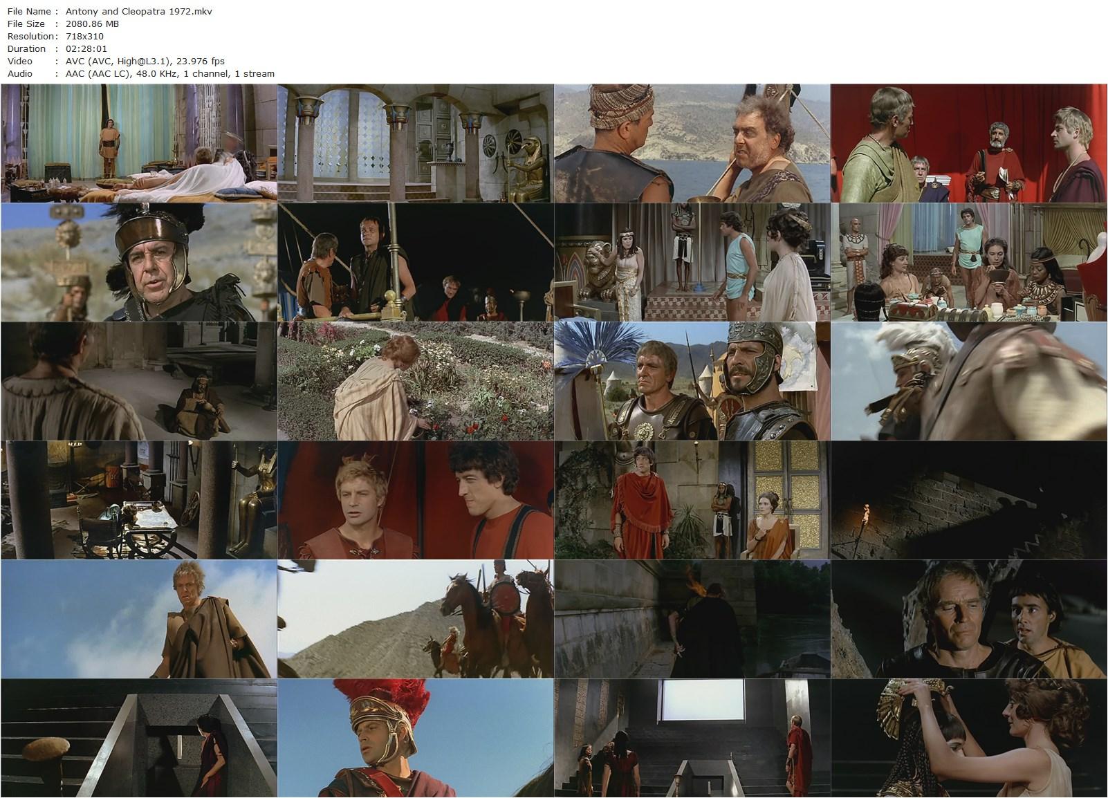 Antony and Cleopatra (1972) Charlton Heston, Hildegard Neil, Eric Porter-poster