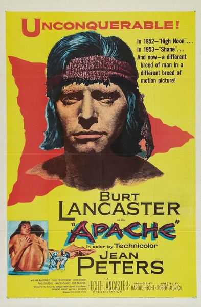 Apache (1954) Robert Aldrich, Burt Lancaster, Jean Peters, John McIntire, Western