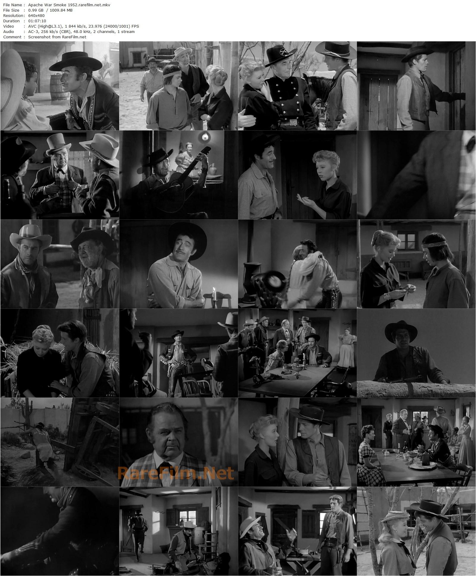 Apache War Smoke (1952) Harold F. Kress, Gilbert Roland, Glenda Farrell, Robert Horton-poster