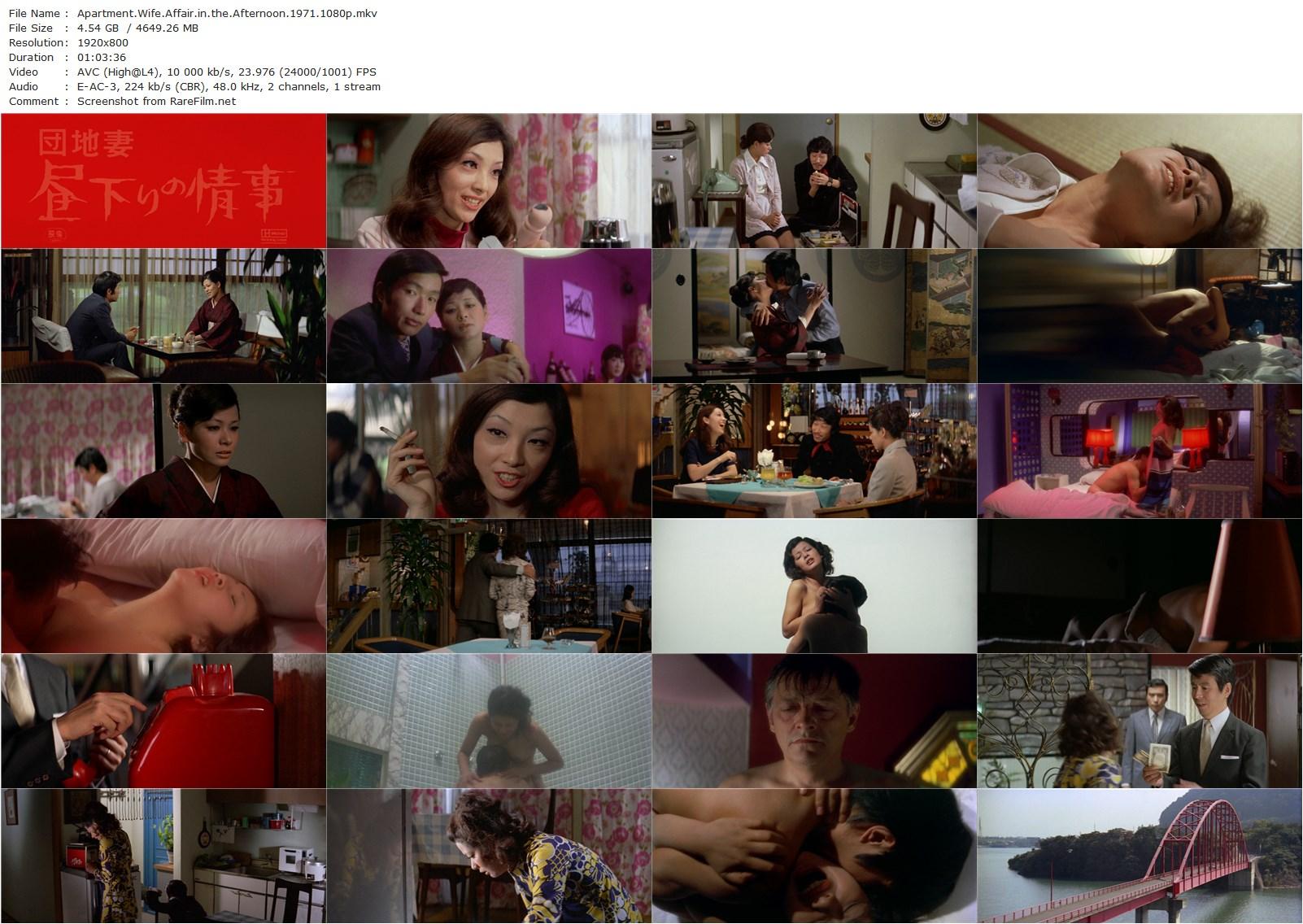 Apartment Wife: Affair in the Afternoon (1971)-poster