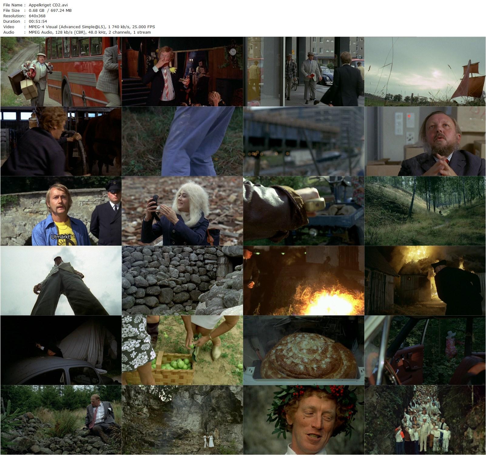 The Apple War AKA Äppelkriget (1971) Tage Danielsson, Per Grundén, Gösta Ekman, Sture Ericson-poster