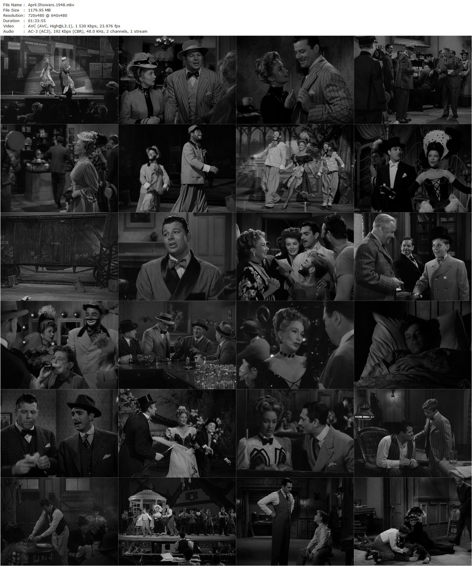 April Showers (1948) James V. Kern, Jack Carson, Ann Sothern, Robert Alda-poster