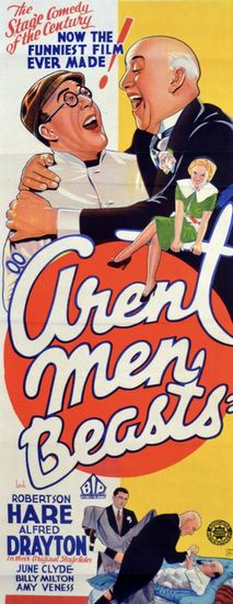 Aren’t Men Beasts! (1937) Graham Cutts, Robertson Hare, Alfred Drayton, Billy Milton