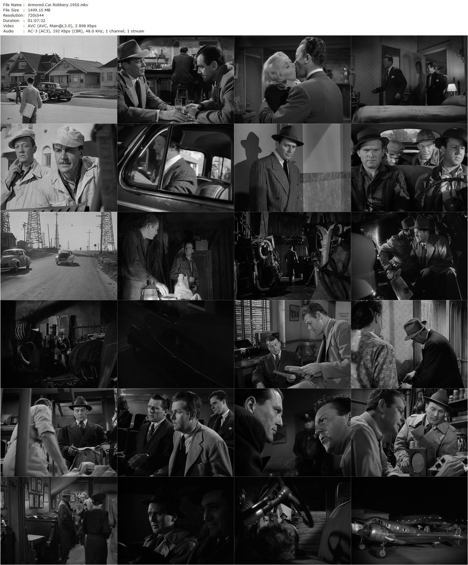 Armored Car Robbery (1950) Richard Fleischer, Charles McGraw, Adele Jergens, William Talman-poster