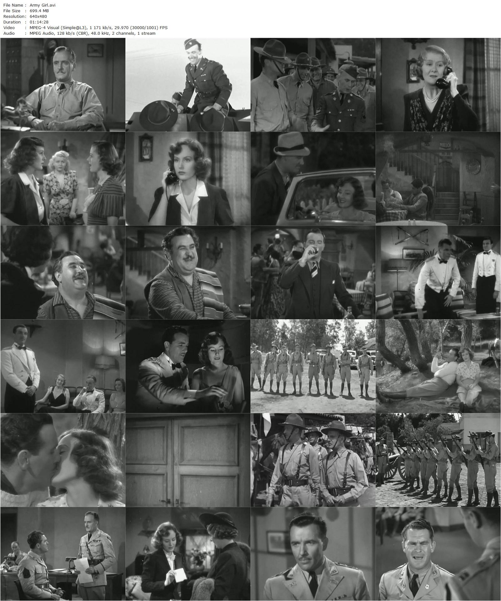 Army Girl (1938) George Nichols Jr., Madge Evans, Preston Foster, James Gleason-poster