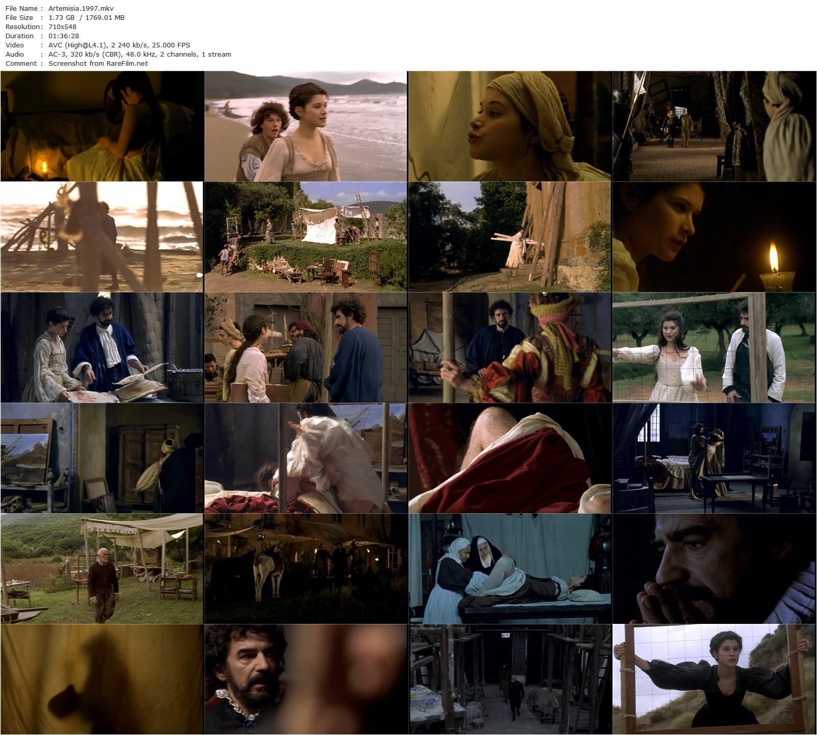 Artemisia (1997) Agnès Merlet, Valentina Cervi, Michel Serrault, Predrag Manojlovic-poster