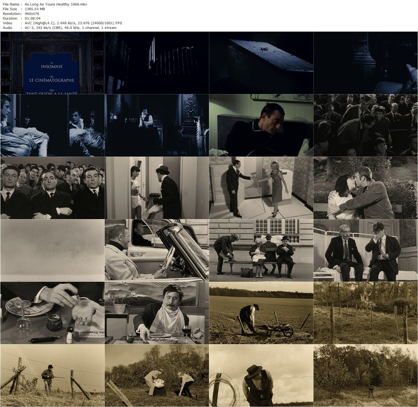 As Long As You’re Healthy / Tant qu’on a la santé (1966) Pierre Étaix, Denise Péronne, Simone Fonder-poster