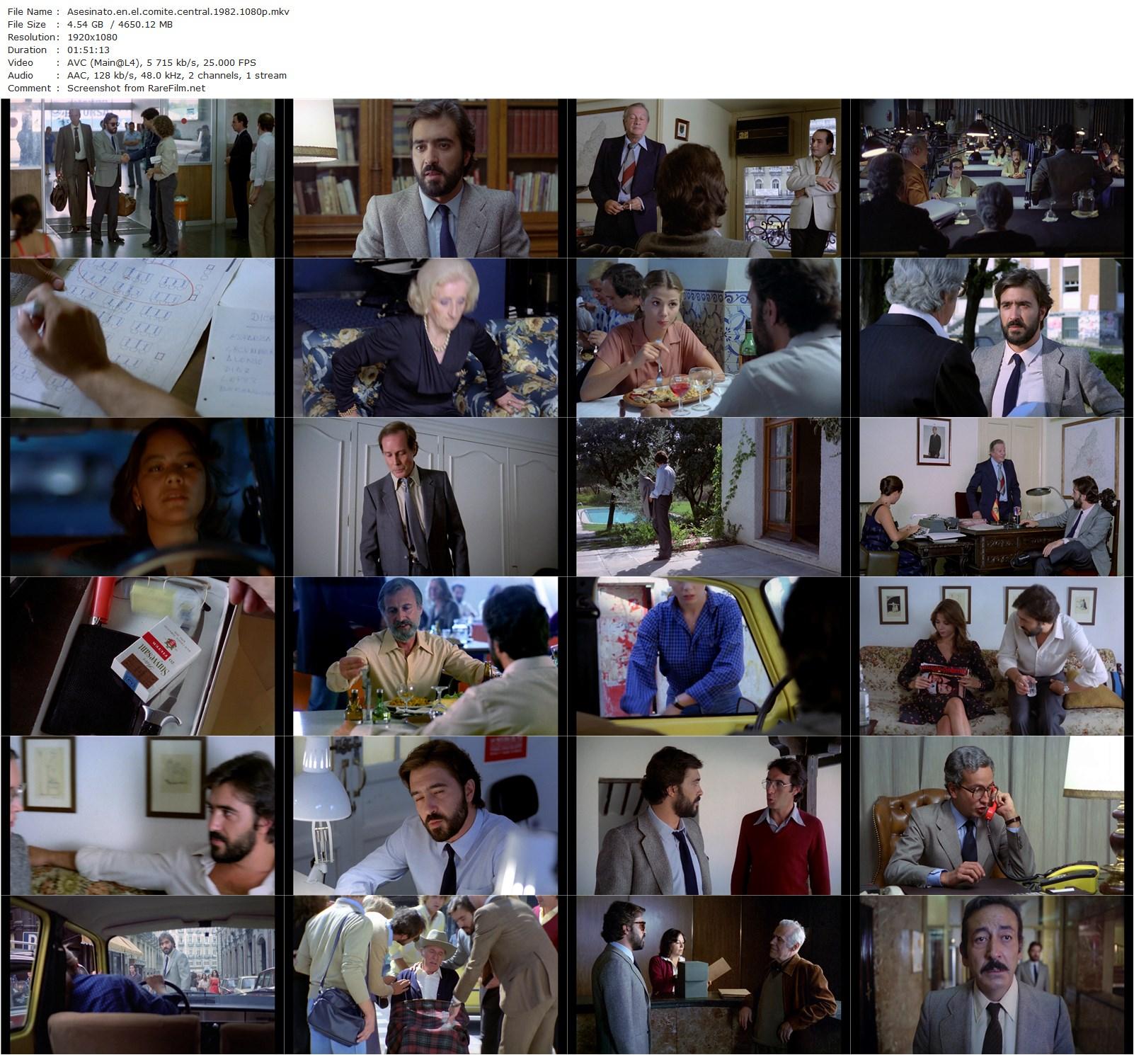 Murder in the Central Committee / Asesinato en el Comité Central (1982) Vicente Aranda, Patxi Andión, Victoria Abril, Conrado San Martín-poster