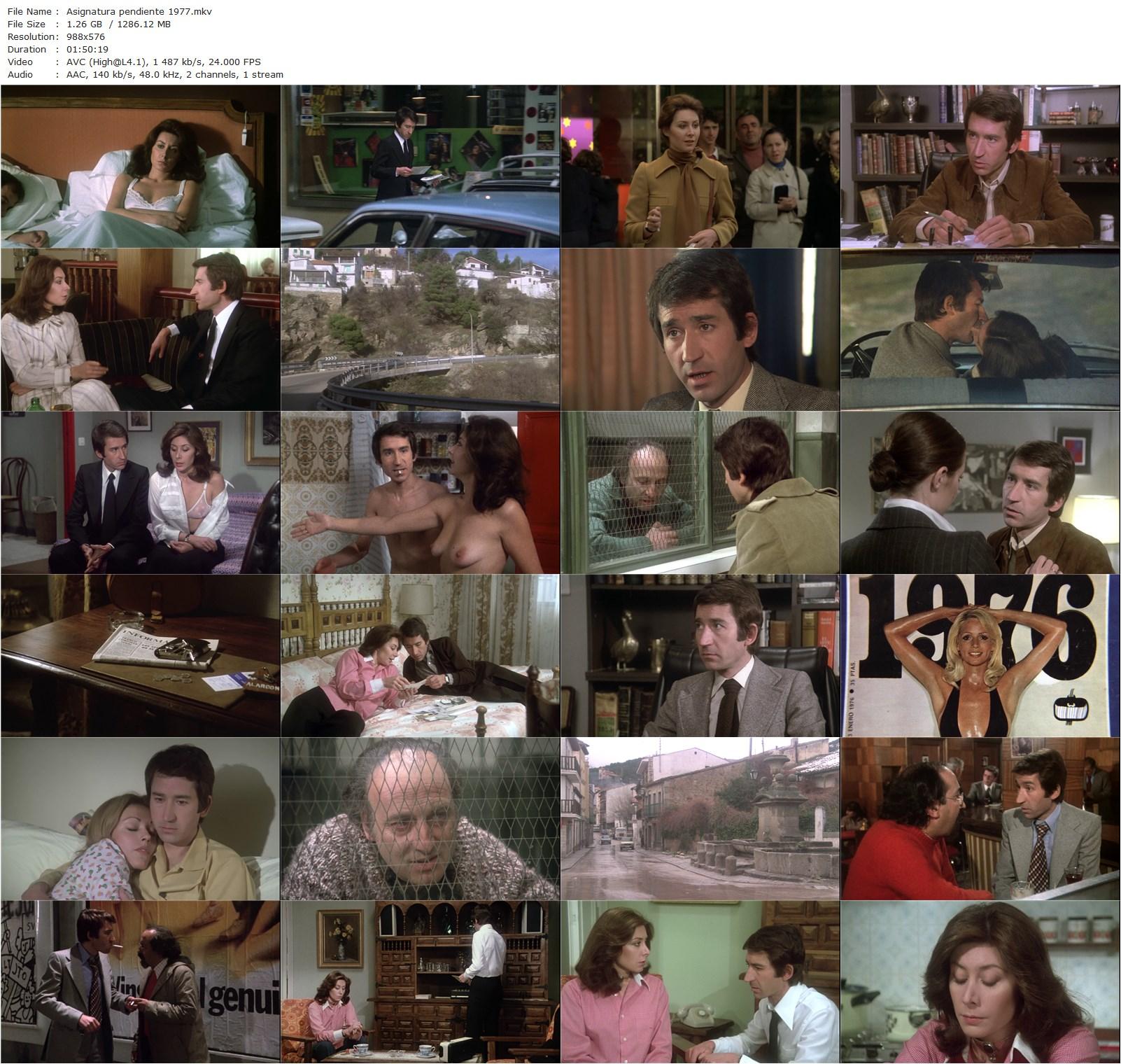 Unfinished Business AKA Asignatura pendiente (1977) José Luis Garci, José Sacristán, Fiorella Faltoyano, Antonio Gamero-poster