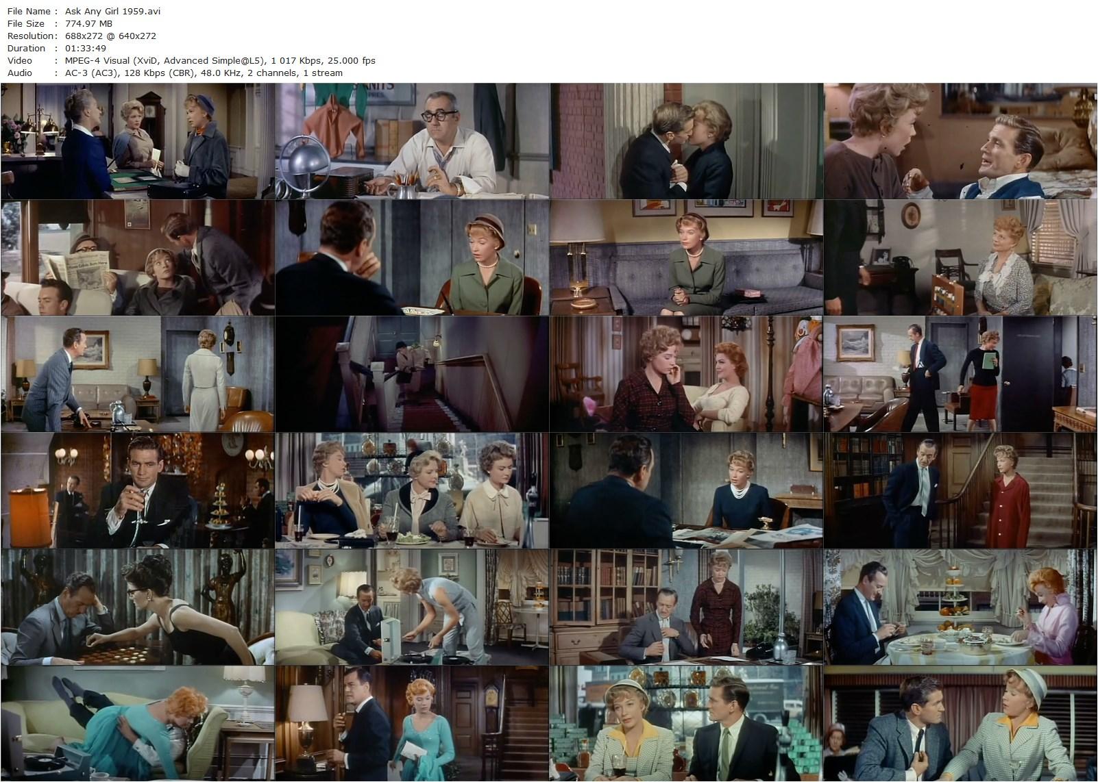 Ask Any Girl (1959) Charles Walters, David Niven, Shirley MacLaine, Gig Young-poster