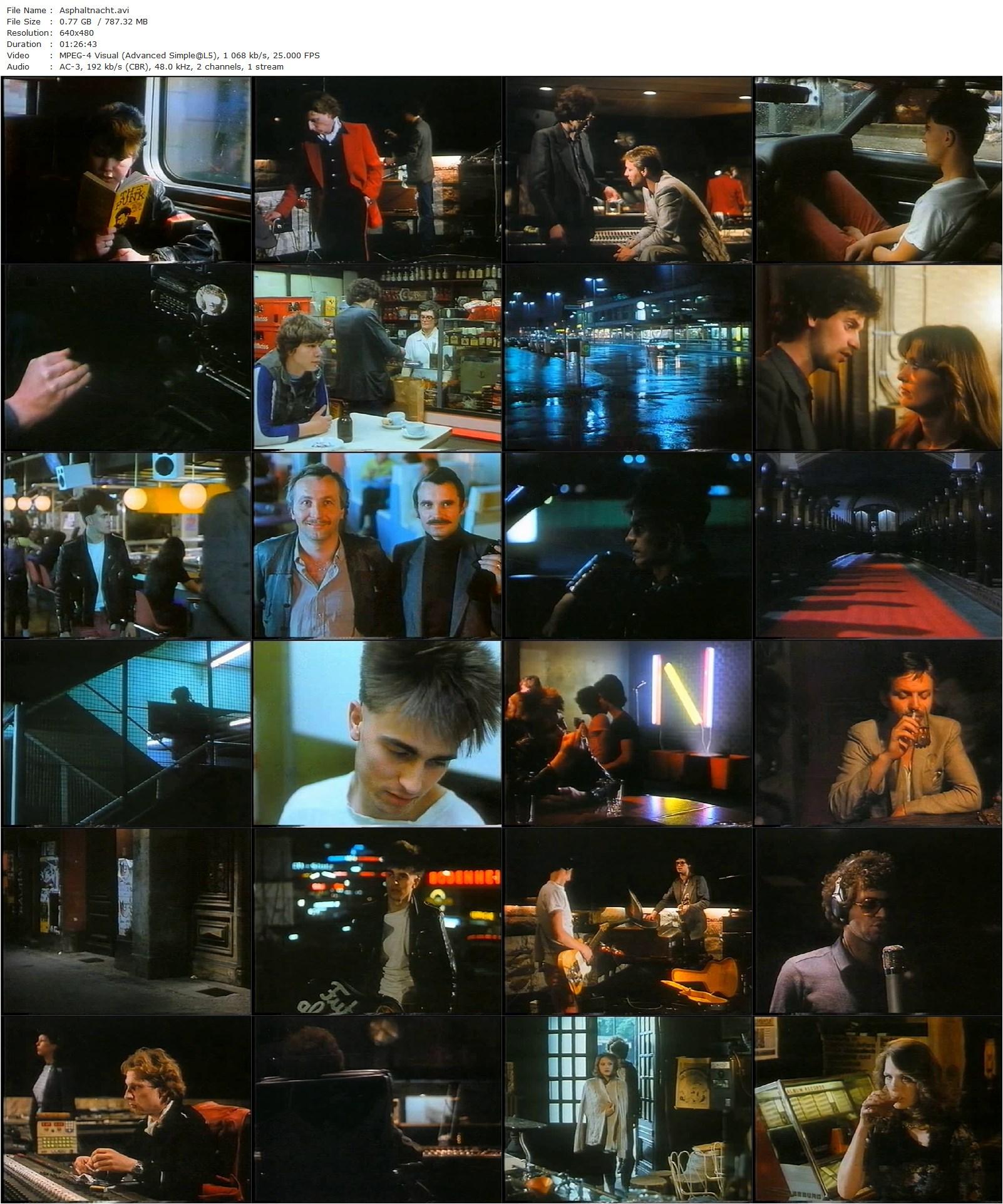 Asphalt Night / Asphaltnacht (1980) Peter Fratzscher, Gerd Udo Heinemann, Thomas Davis, Monika Rack-poster