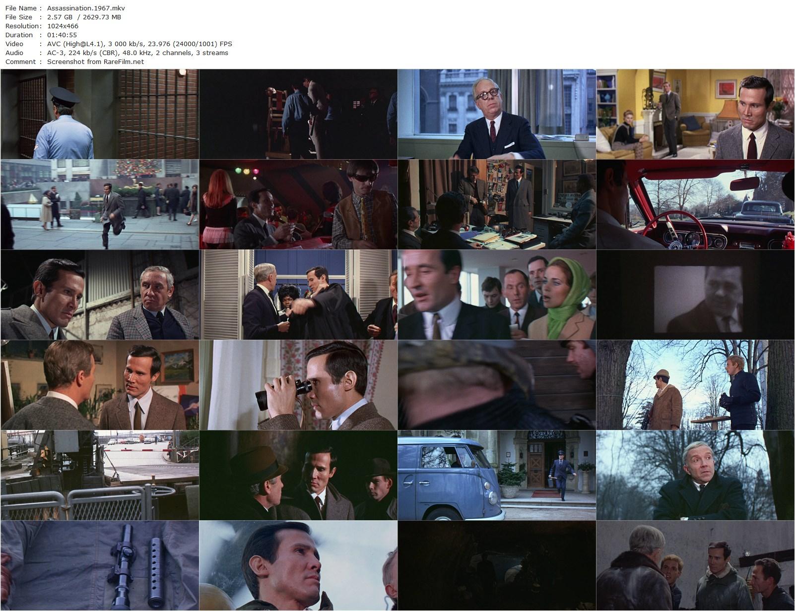 Assassination (1967) Emilio Miraglia, Henry Silva, Fred Beir, Ida Galli-poster