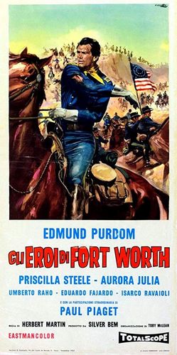 Assault on Fort Texan / Gli eroi di Fort Worth (1965) Alberto De Martino, Edmund Purdom, Paul Piaget, Mónica Randall