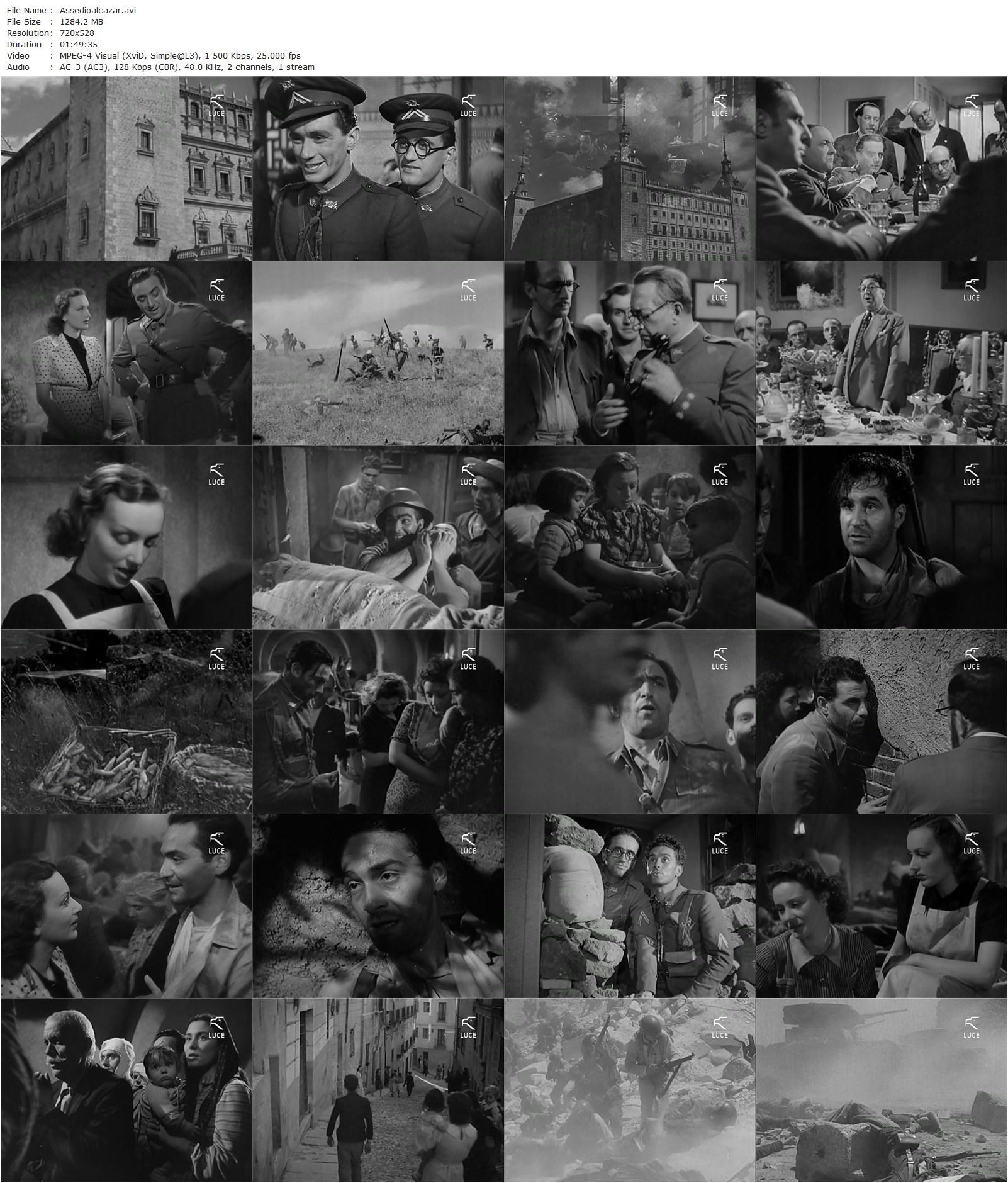 The Siege of the Alcazar (1940) Augusto Genina, Fosco Giachetti, Mireille Balin, María Denis-poster