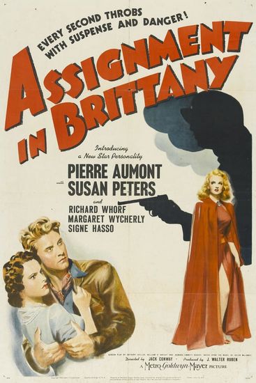 Assignment in Brittany (1943) Jack Conway, Jean-Pierre Aumont, Susan Peters, Margaret Wycherly