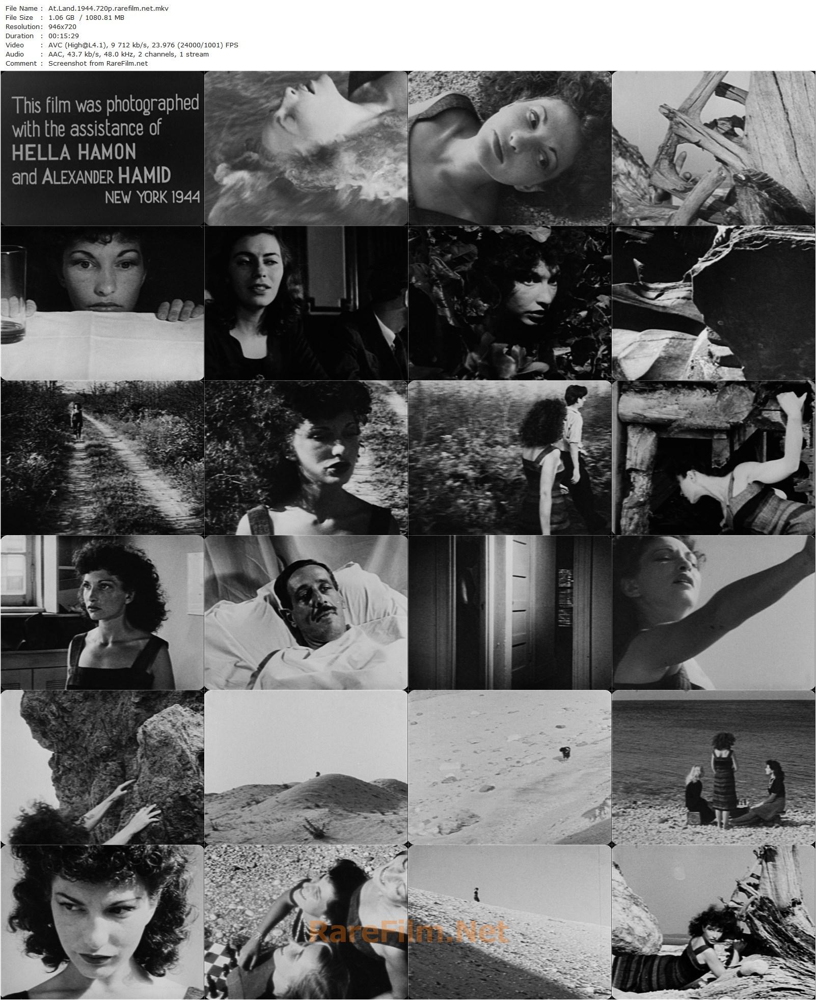 At Land (1944) Maya Deren, John Cage, Alexander Hammid-poster