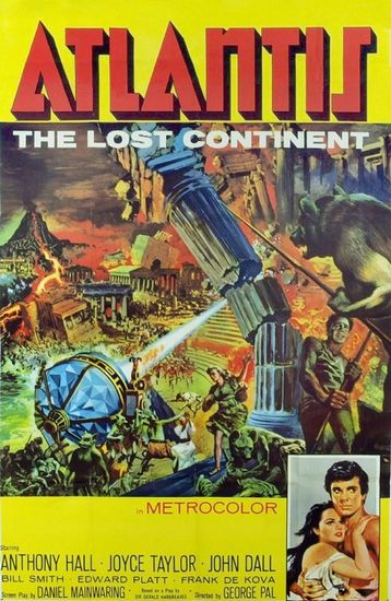 Atlantis: The Lost Continent (1961) George Pal, Sal Ponti, Joyce Taylor, John Dall