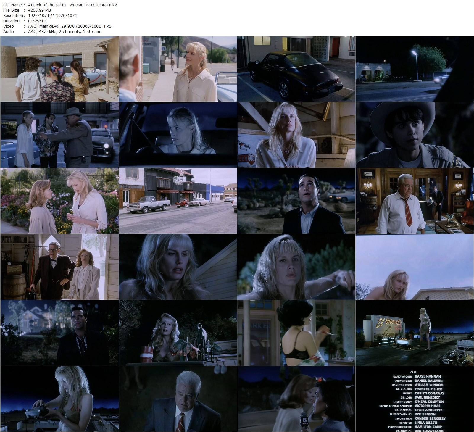 Attack of the 50 Ft. Woman (1993) Christopher Guest, Daryl Hannah, Daniel Baldwin, William Windom-poster