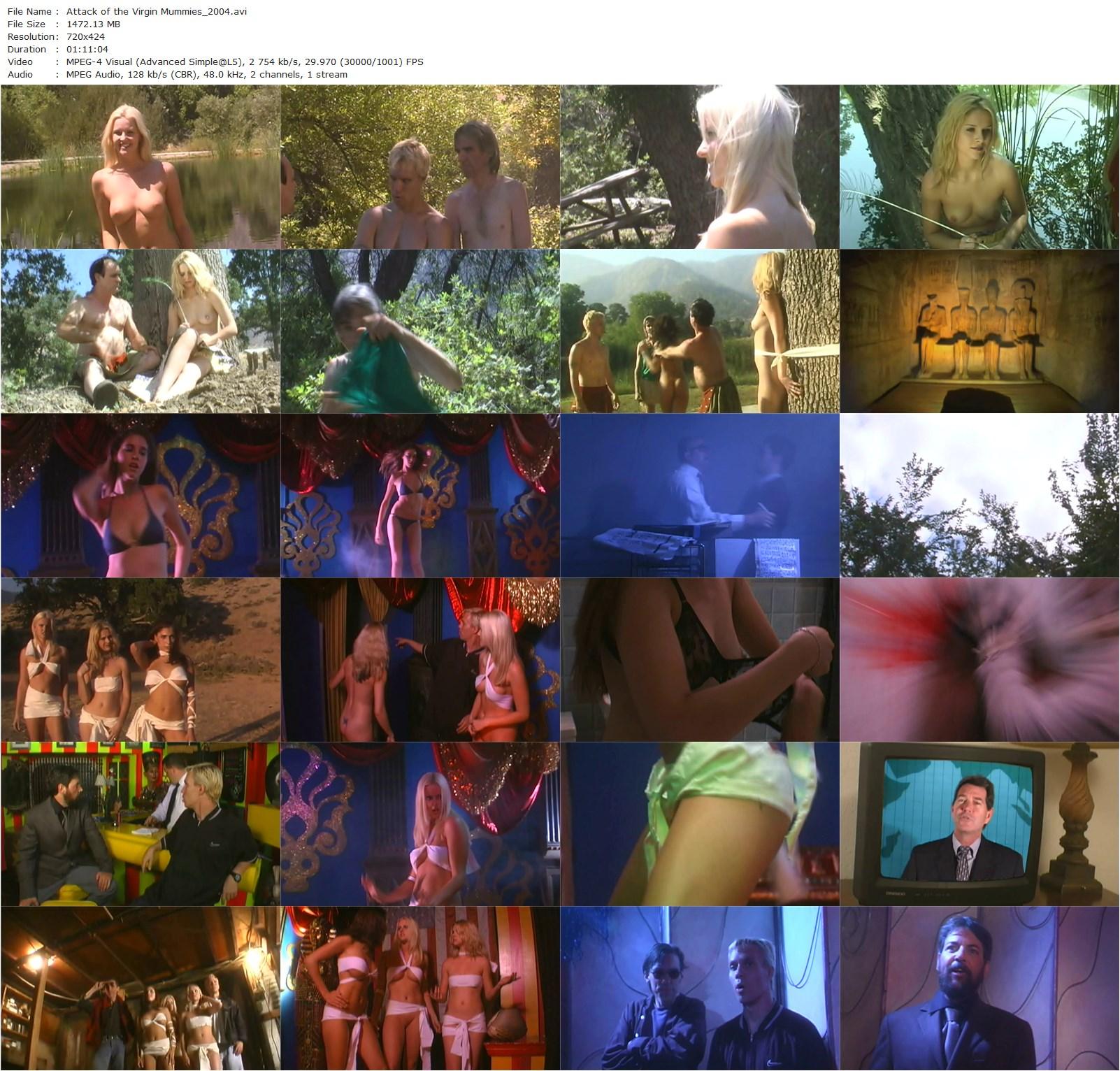 Attack of the Virgin Mummies (2004) Daryl Carstensen, Andrew Schrom, Hanna Harper, Noname Jane, Nikki Love-poster