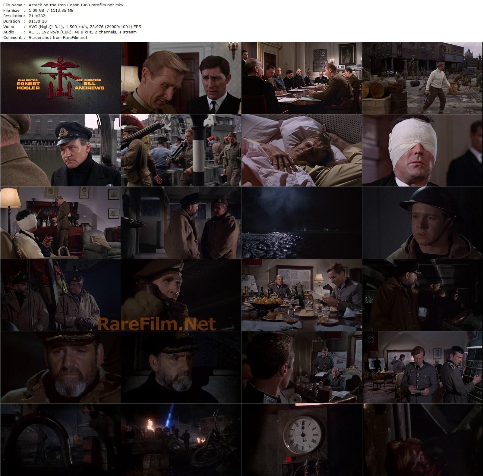 Attack on the Iron Coast (1968) Paul Wendkos, Lloyd Bridges, Andrew Keir, Sue Lloyd-poster