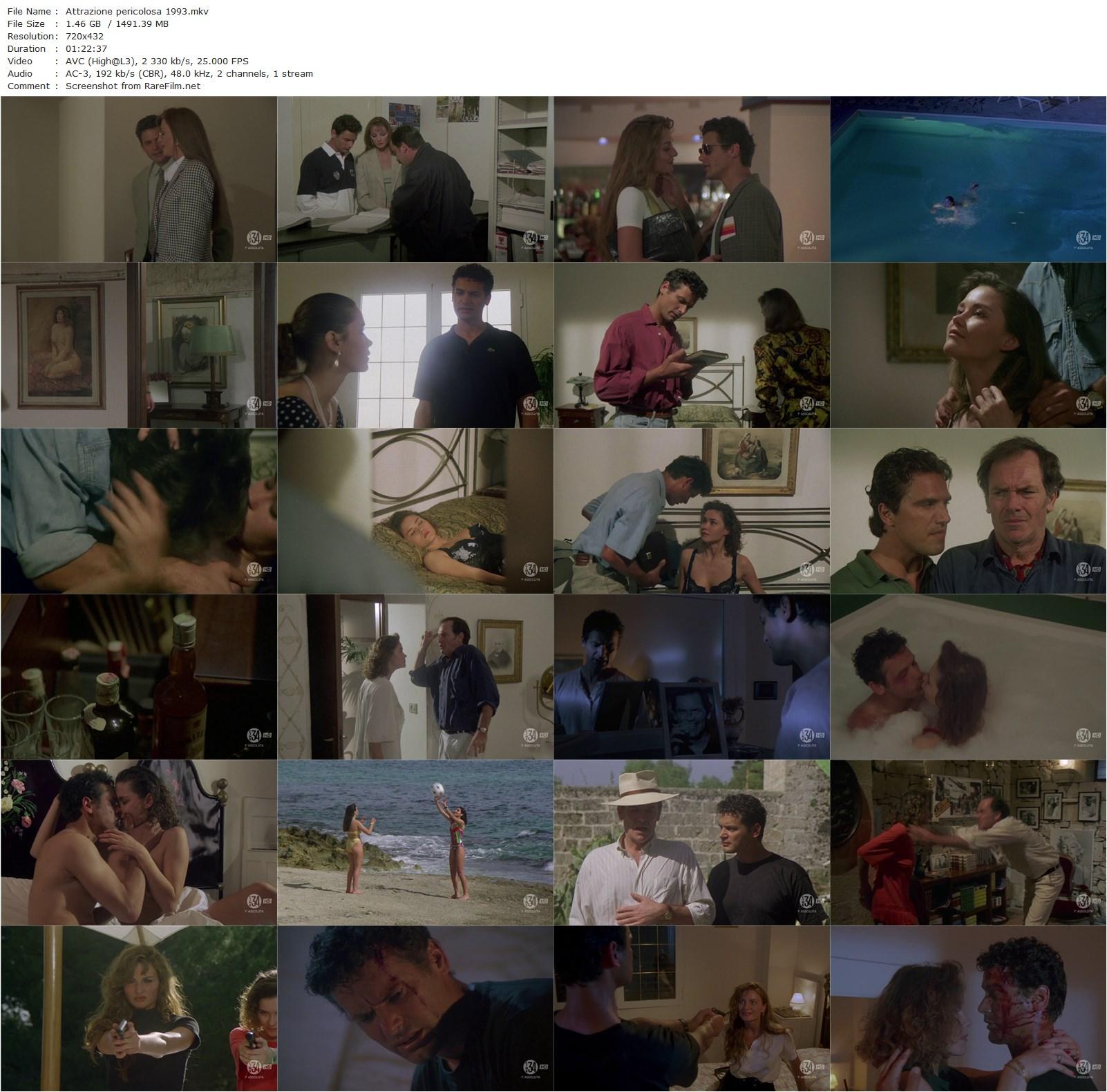 Dangerous Attraction / Attrazione pericolosa (1993) Bruno Mattei, Monica Carpanese, Gabriele Gori, Tracy Kelly-poster