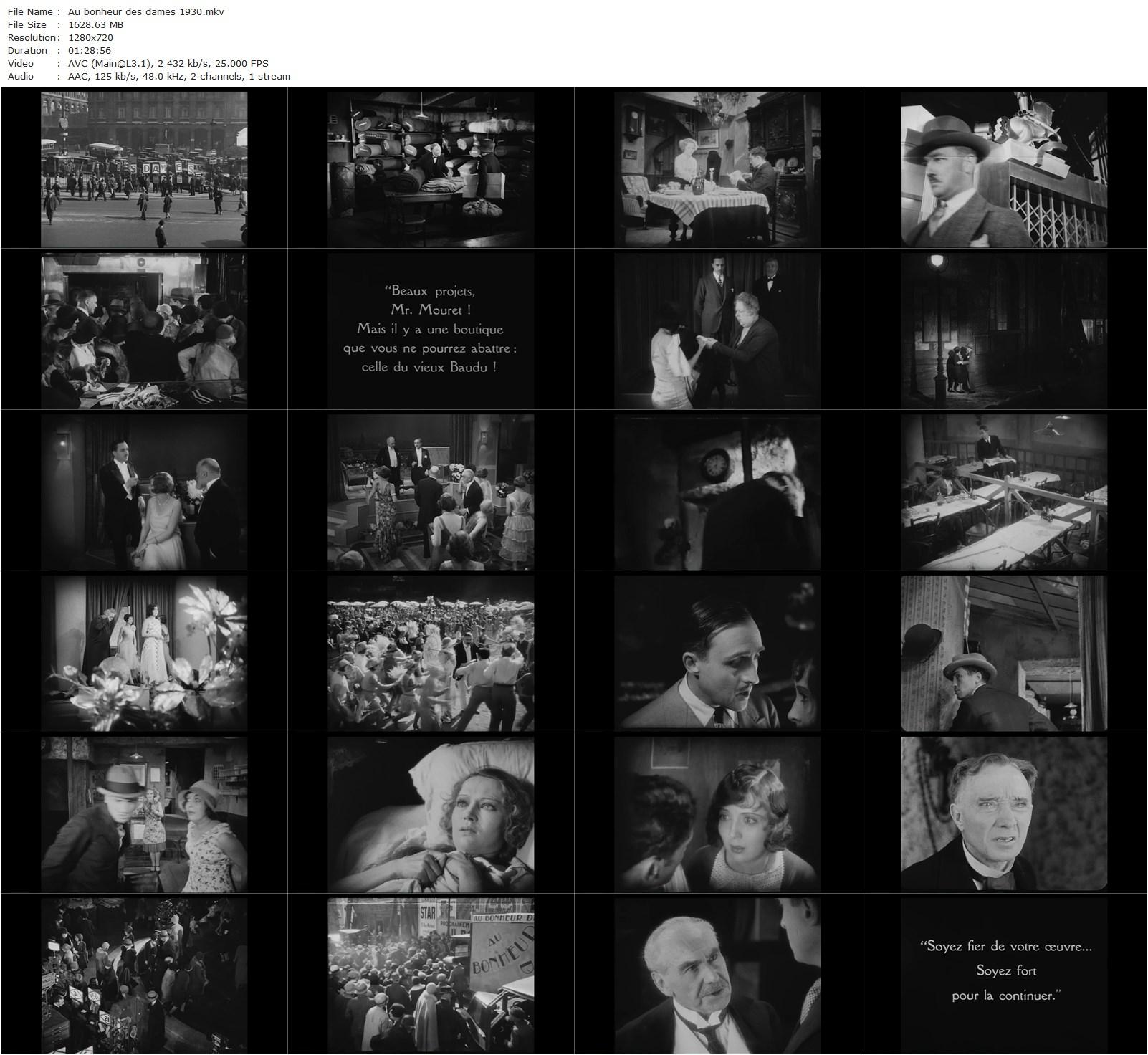 Au bonheur des dames (1930) Julien Duvivier, Dita Parlo, Ginette Maddie, Andrée Brabant-poster