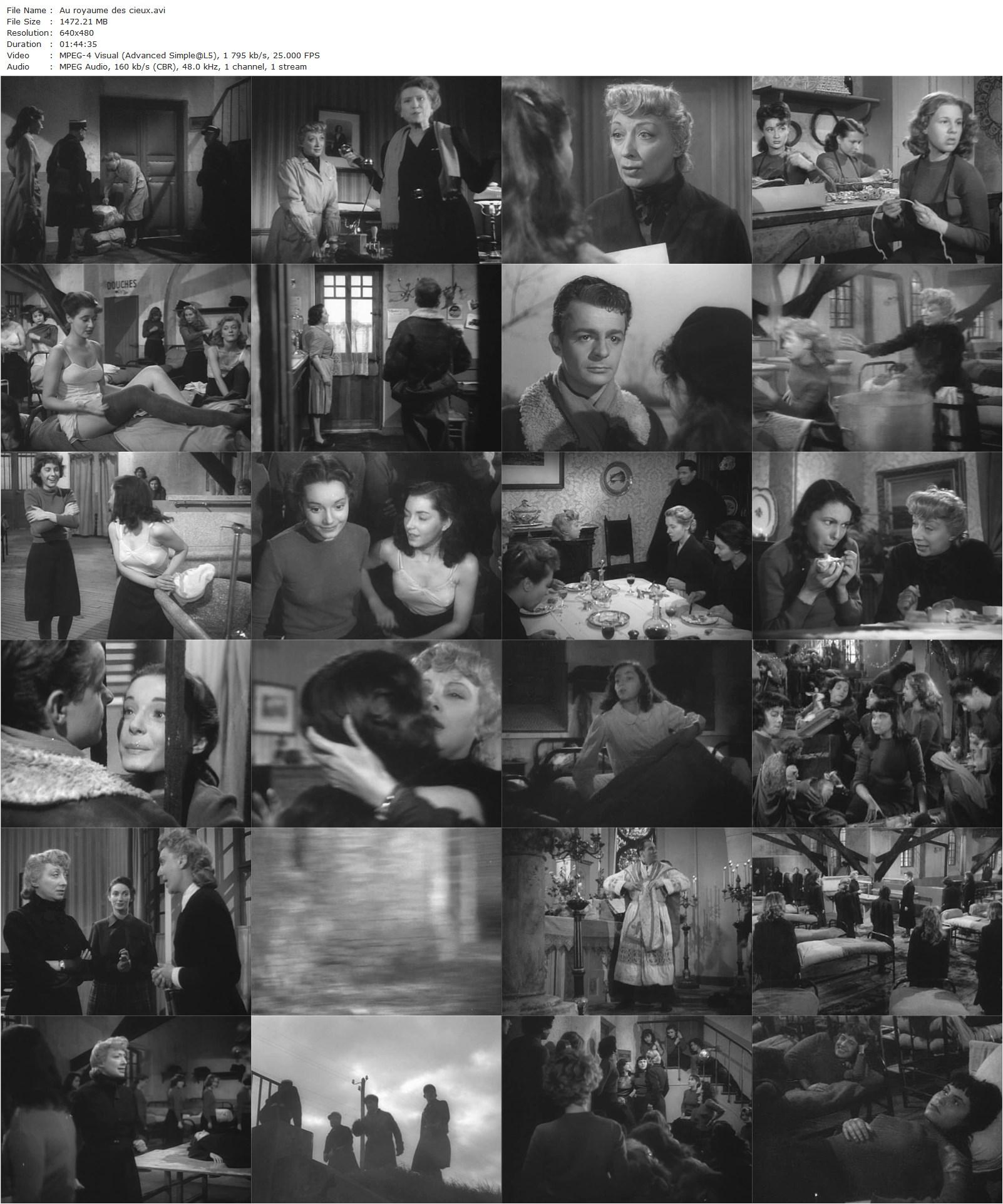 Au royaume des cieux / The Sinners (1949) Julien Duvivier, Serge Reggiani, Jean Davy, Monique Mélinand-poster