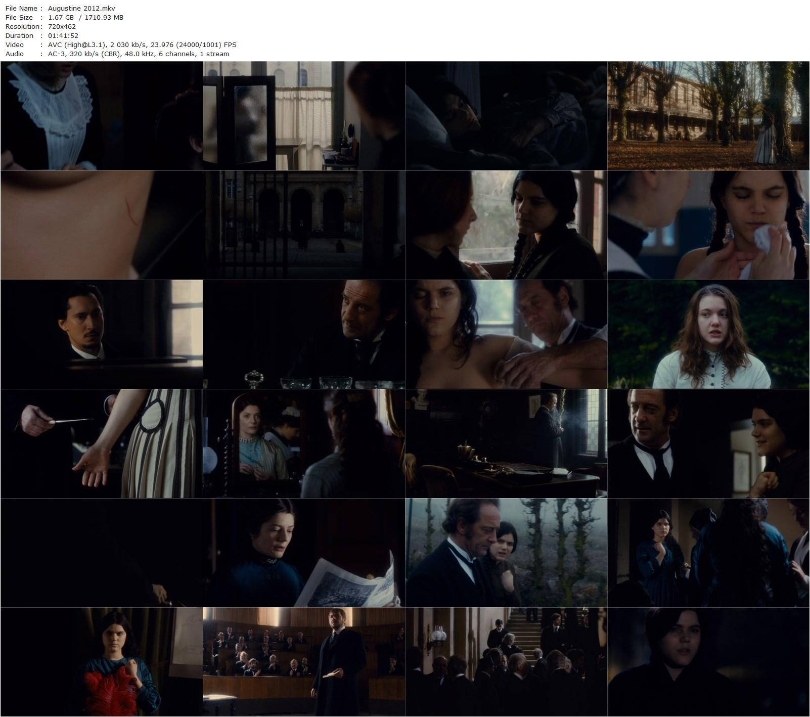 Augustine (2012) Alice Winocour, Vincent Lindon, Stéphan Wojtowicz, Soko-poster