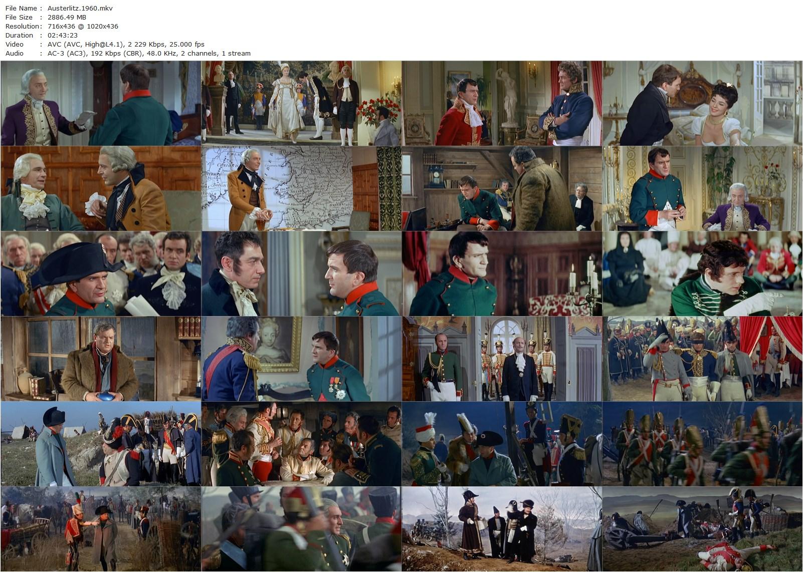 The Battle of Austerlitz (1960) Abel Gance, Pierre Mondy, Martine Carol, Claudia Cardinale-poster