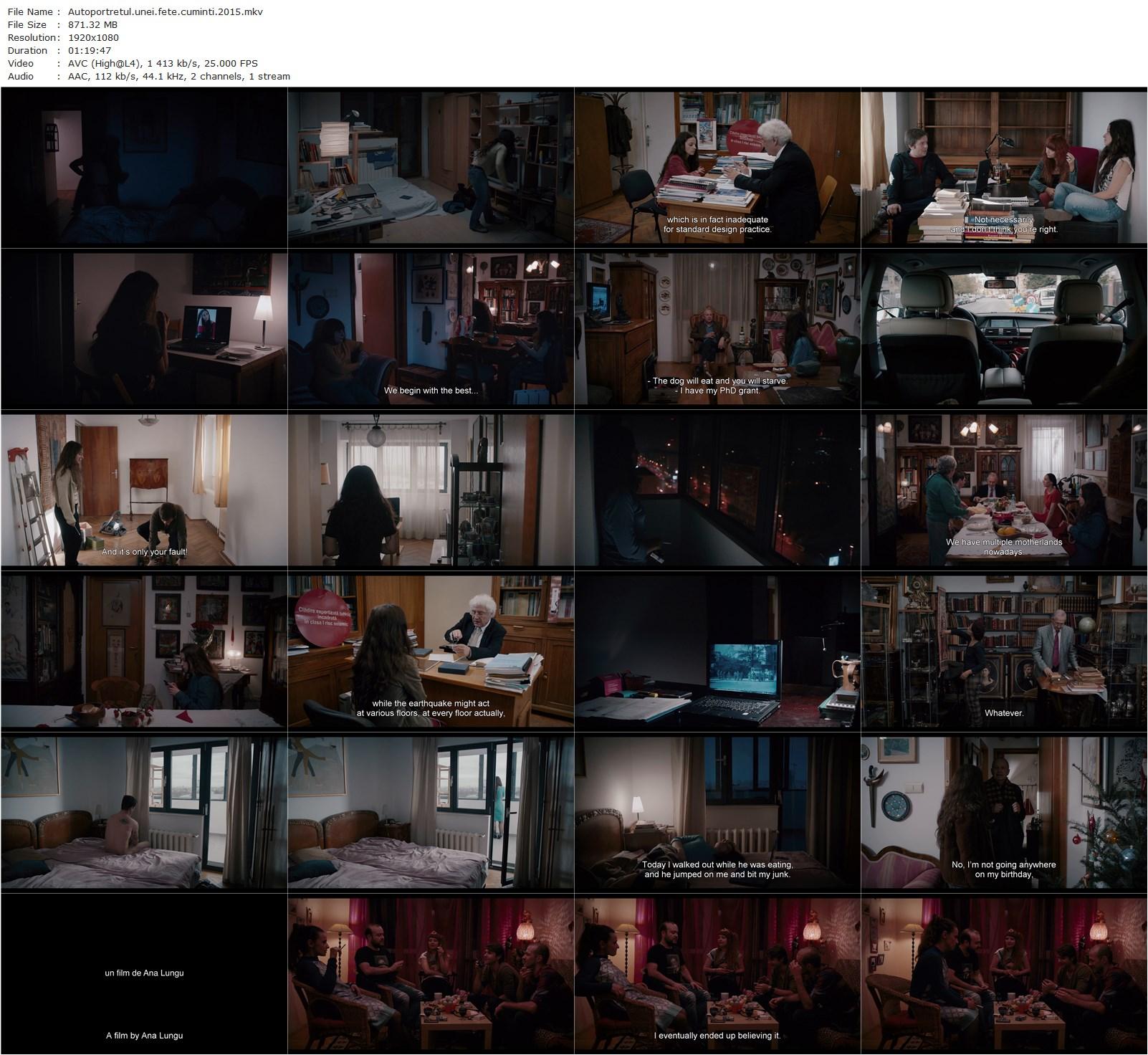 Self-Portrait of a Dutiful Daughter AKA Autoportretul unei fete cuminti (2015) Ana Lungu, Elena Popa, Emilian Oprea, Andrei Enache-poster