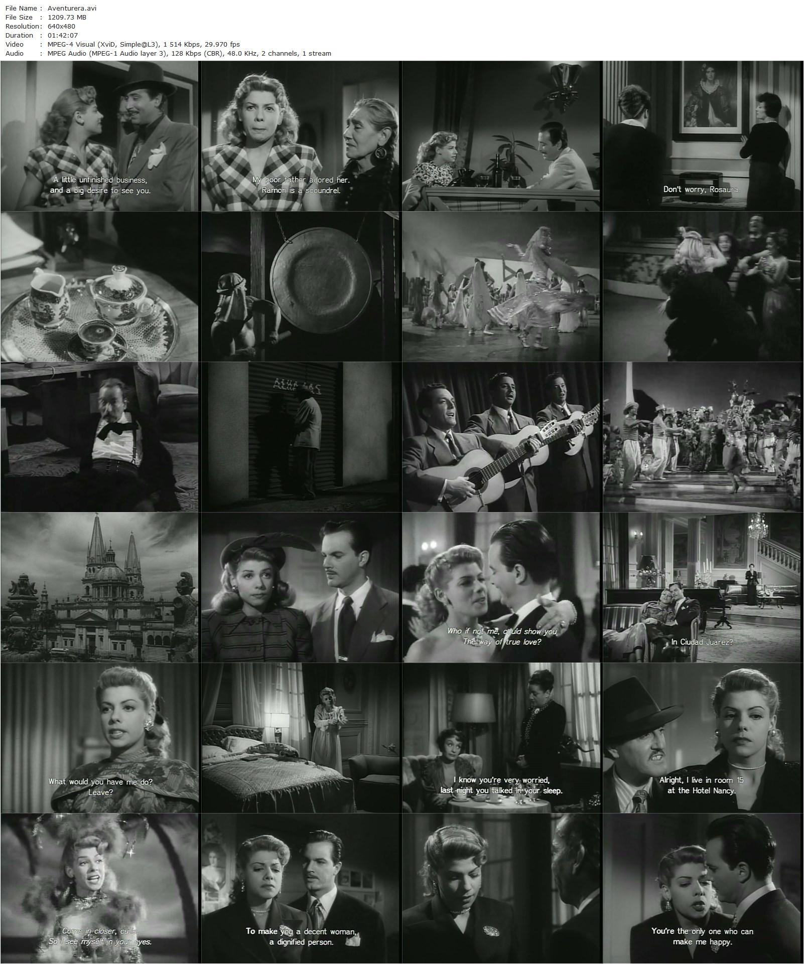 The Adventuress AKA Aventurera (1950) Alberto Gout, Ninón Sevilla, Tito Junco, Andrea Palma-poster