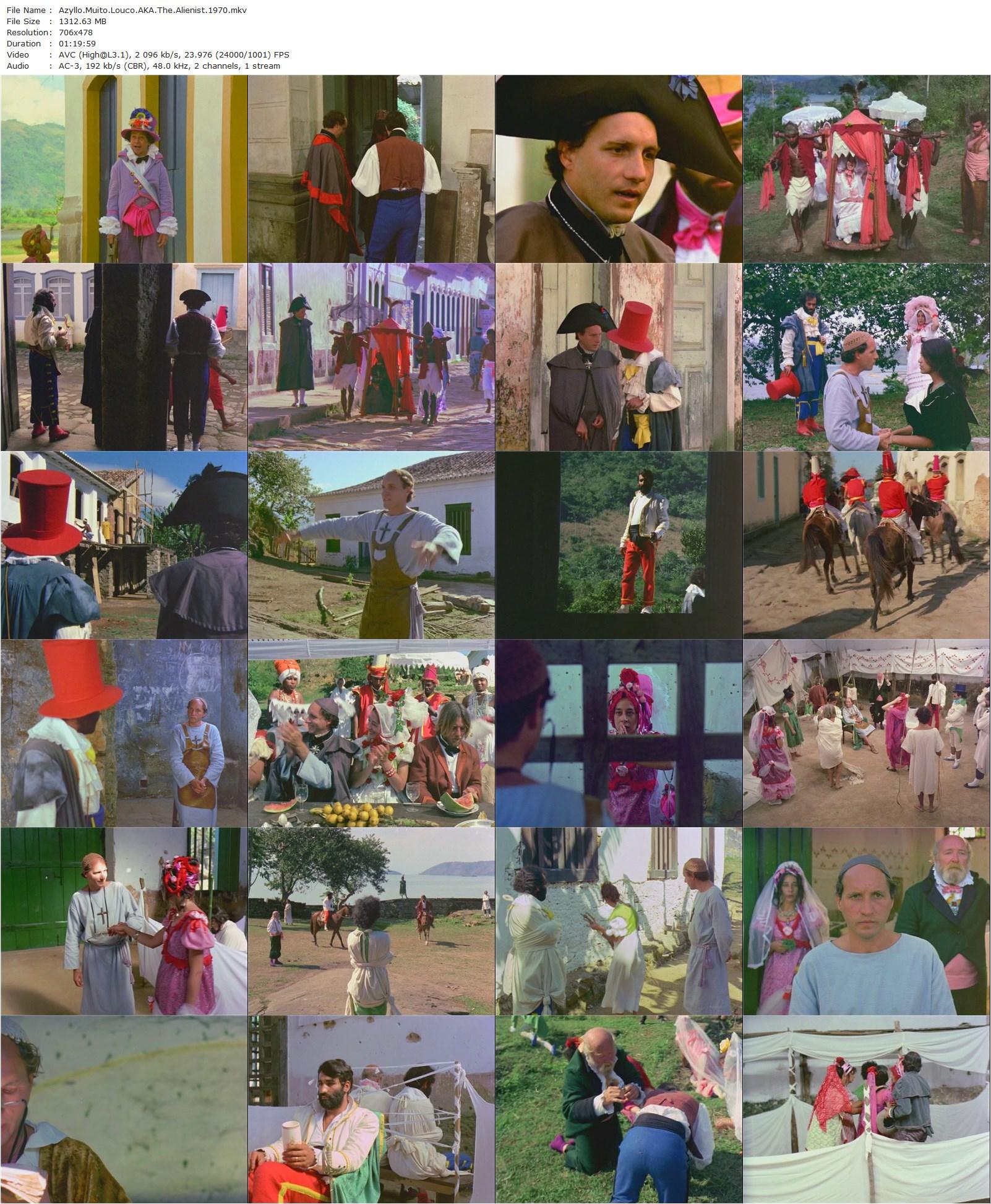 The Alienist AKA Azyllo Muito Louco (1970) Nelson Pereira dos Santos, Nildo Parente, Isabel Ribeiro, Arduíno Colassanti-poster