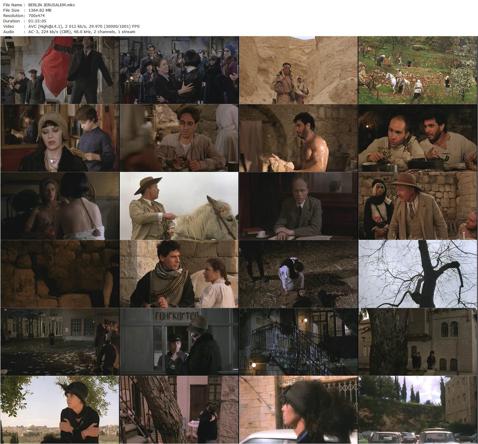 Berlin-Jerusalem AKA Berlin-Yerushalaim (1989) Amos Gitai, Lisa Kreuzer, Rivka Neuman, Markus Stockhausen-poster