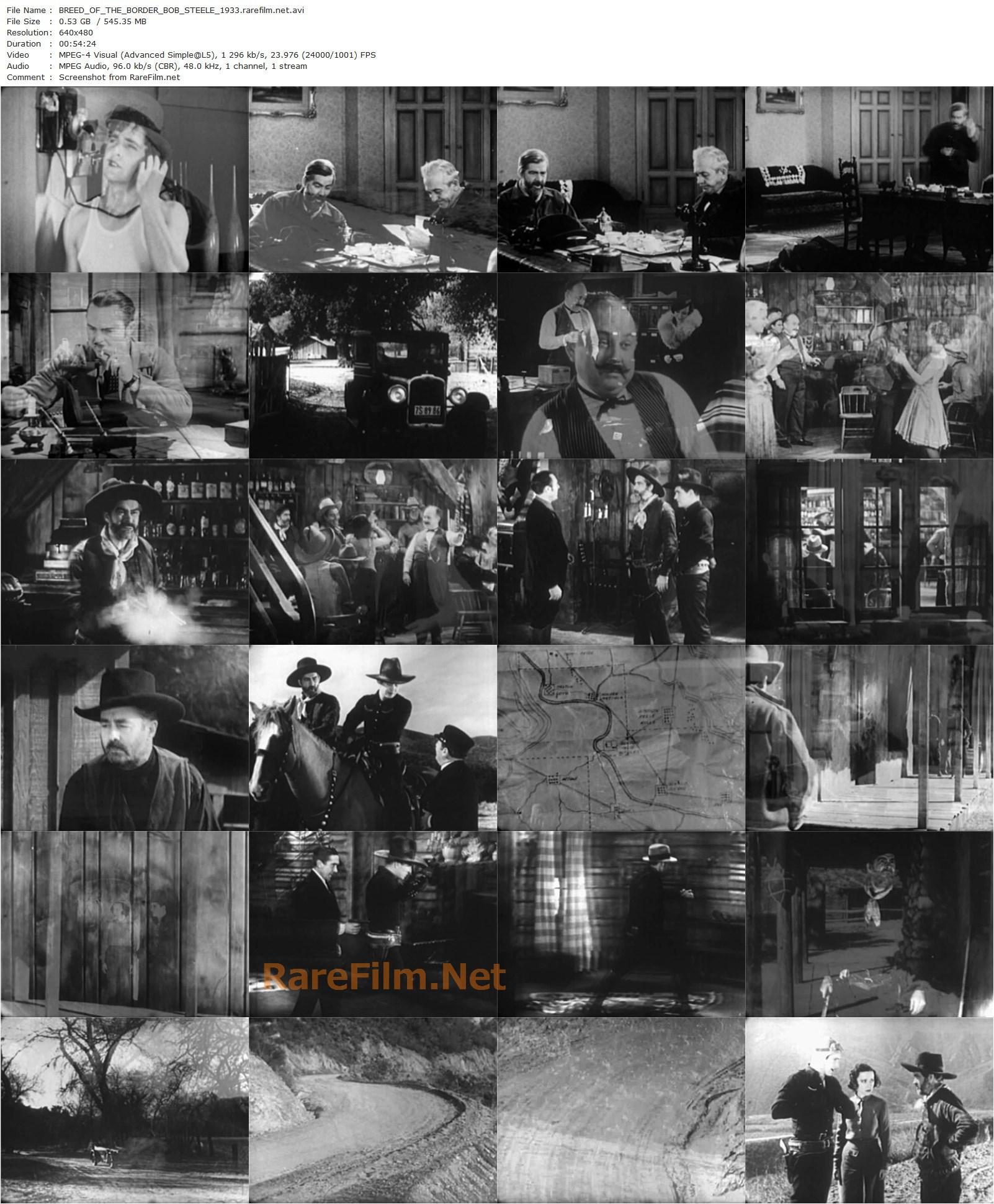 Breed of the Border (1933) Robert N. Bradbury, Bob Steele, Marion Byron, Ernie Adams-poster