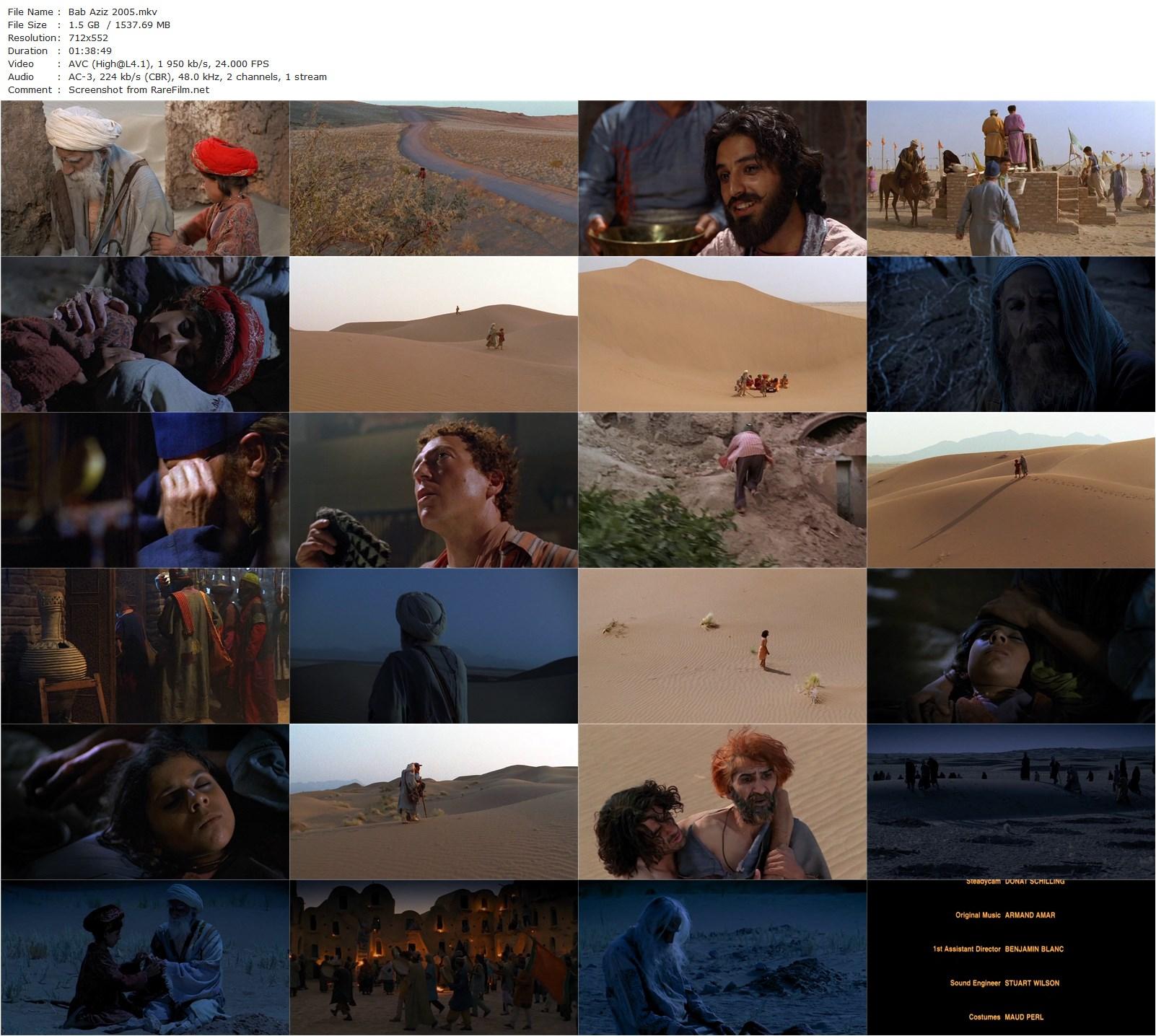 The Prince That Contemplated His Soul / Bab’Aziz (2005) Nacer Khemir, Parviz Shahinkhou, Maryam Hamid, Golshifteh Farahani-poster