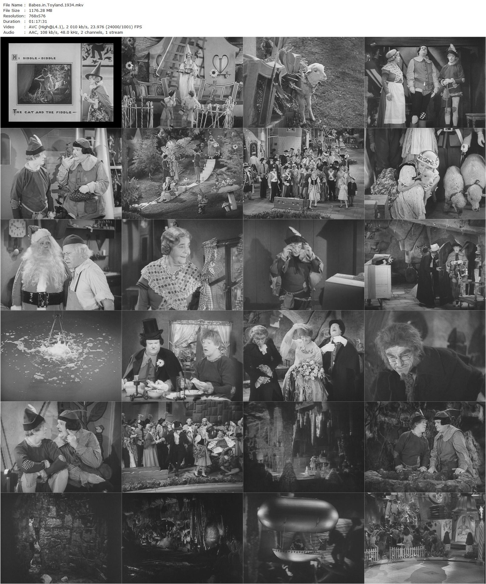 Babes in Toyland / March of the Wooden Soldiers (1934) Gus Meins, Charley Rogers, Stan Laurel, Oliver Hardy, Virginia Karns-poster